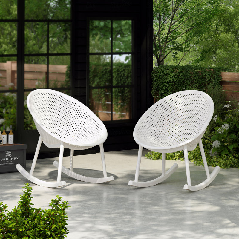 Set Of 2 Outdoor Rocking Chair