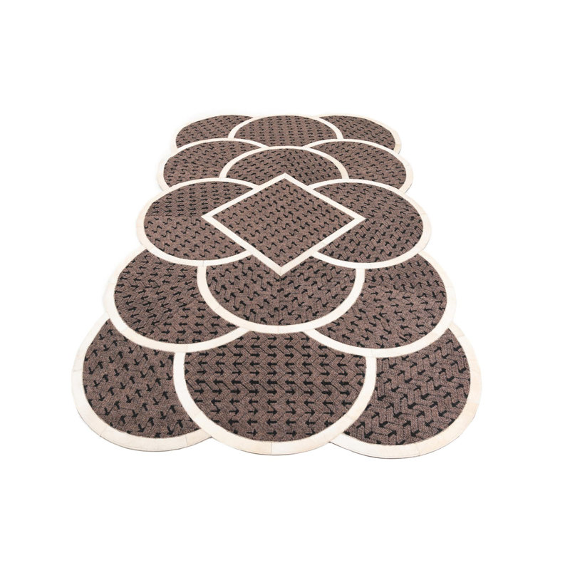 Tapis brun Juliana