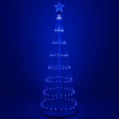 LED Lightshow Trees Metal Christmas Decoration