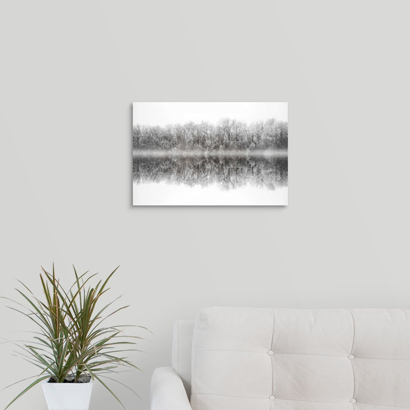 «Blanc pureté» par Philippe Sainte-Laudy - Impression sur toile, H 12 po x l 18 po x P 1,5 po