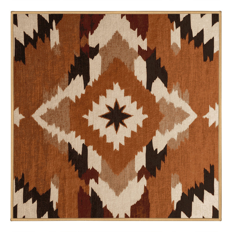 Red Rock Reverie Rug, Square 4'