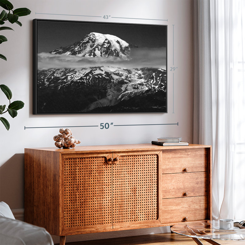 " Mount Rainier Nightfall ", 43" H x 29" W
