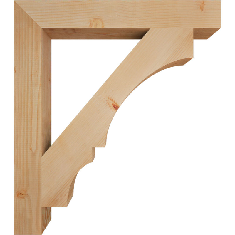 Support de bloc Balboa, Sapin de Douglas lisse, L 3 1/2 po x P 30 po x H 34 po