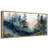 Woodland Forest Landscape " Mystical Forest Path Watercolor Landscape Retro Hanging Painting Extra Large Artwork Pictures "-98041908-111568096