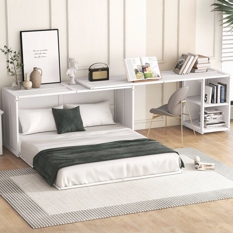 Gloricely Storage Bed, White