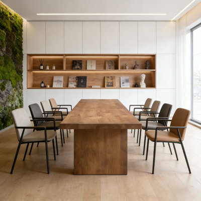 Solid Wood Lounge Table, Seminar Table