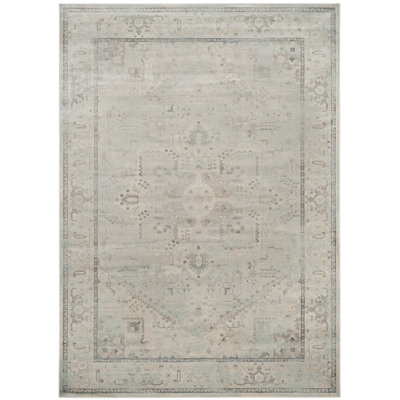 Tapis oriental bleu clair Evanoff