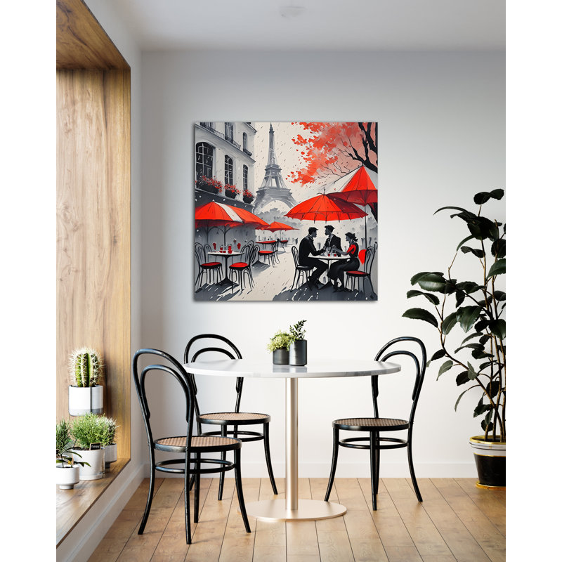 Chassant les rêves à Paris, H 24 po x l 24 po