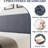 Platform Bed Frame With Upholstered Wingback Headboard, No Box Spring Needed-1598299909-1598299896