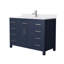 Meuble-lavabo simple autoportant 48 po avec plateau en marbre Beckett-61870908-61870909-61870915