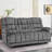 Power Reclining Sofa with Convertible Drop-Down console, Heat and Massage, 3 Seat Recliner Couch-1708699662