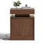 Table de chevet en bois de style moderne Westerly avec éclairage DEL et tiroirs de rangement-1234291579-1226883344