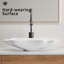 Bathroom Vessel Sink With Shell Shape Design
