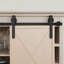 Ensemble de quincaillerie de porte de grange double standard j shape-59234285