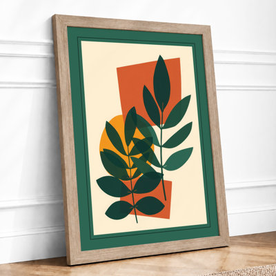Stems In Gold Botanical - Print