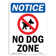 SignMission No Dog Zone Sign with Symbol | Wayfair