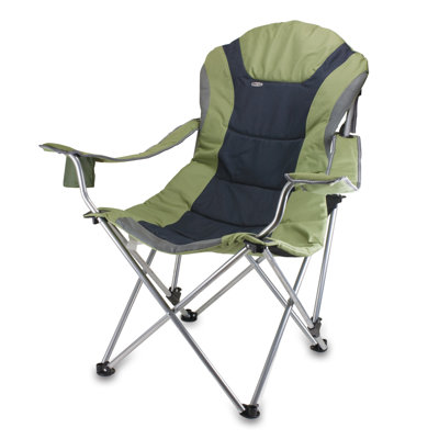 Reclining Camp Chair - Beach Chair for Adults - Sports Chair with Carry Bag Manuel