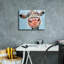 «Funny Cow 1» par Carolee Vitaletti, art mural sur toile, 54 po x 40 po-101649227