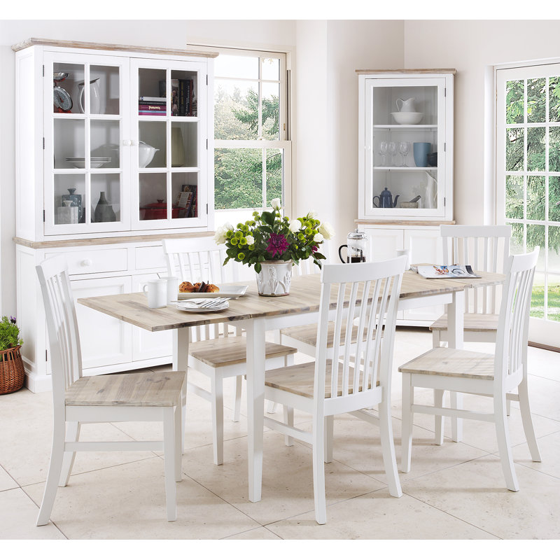 Taylor Slat Back Side Chair, White