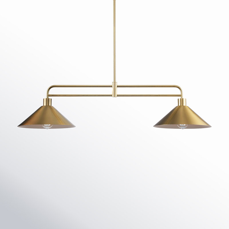 Luminaire suspendu industriel Fayra, Antique Gold
