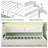 Industrial Corner Daybed With LED Lights & Storage Drawer - 900Lb Capacity-1107158405-1075641079