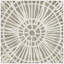 Cadre médaillon encadré en papier de riz