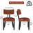 18'' H Mid Century Upholstered Side Dining Chairs With Solid Wood Legs,-649898399-653109691-654363746