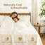 Ensemble de draps 100% coton 250 TC Percale-123272606-123272612