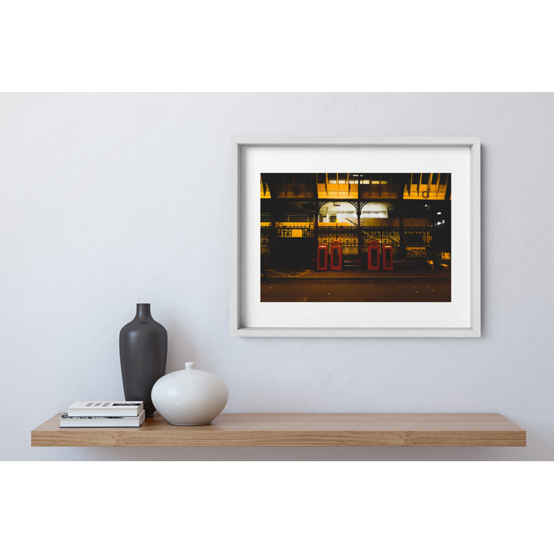 London Calling Print by Joseph Regan, 26" H x 36" W x 0.75" D, White