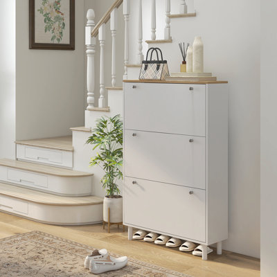 24 Pair Flip Down Shoe Storage