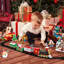 Ensemble de train de Noël, ensemble de train jouet sous l'arbre de Noël avec sons, lumières et fumée