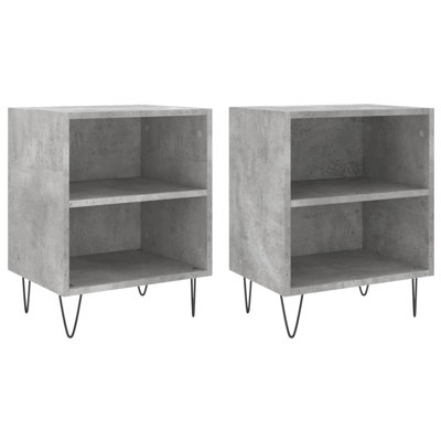Barcenas 40cm W Iron Bedside Table
