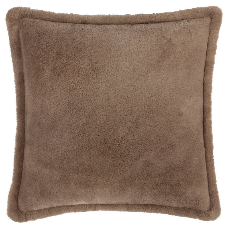 Kallu Square Cushion, Brown, Square 55cm, Polyester