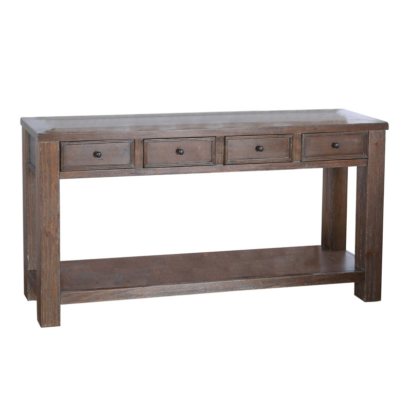 Abe 162.56cm Console Table, Brown