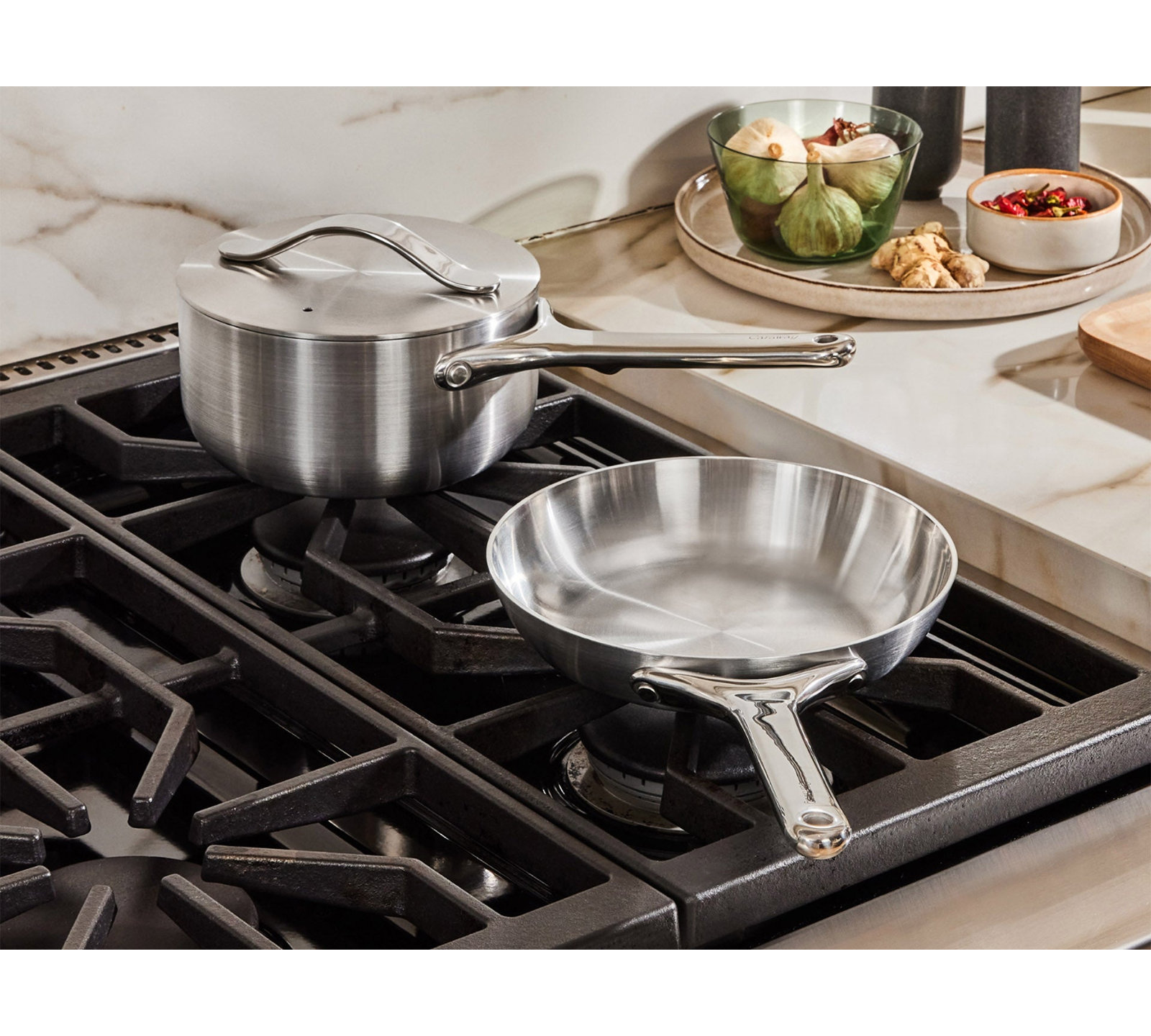 Caraway Stainless Steel Mini Duo Cookware Set