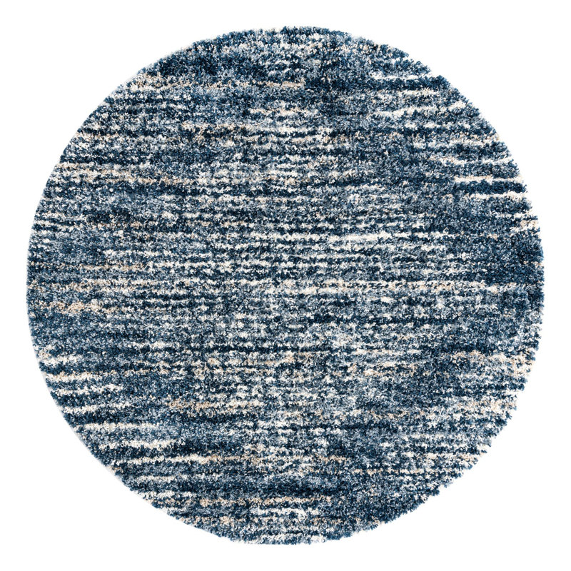 Knupp Abstract Indoor Rug, Round 7'