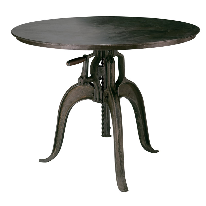Iron Top End Table