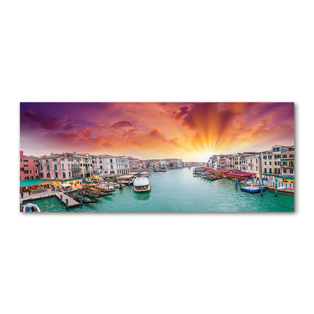 Leinwanddruck - Wandkunst - Drucke auf Leinwand - 125X50 Bild Bildthema: Venedig