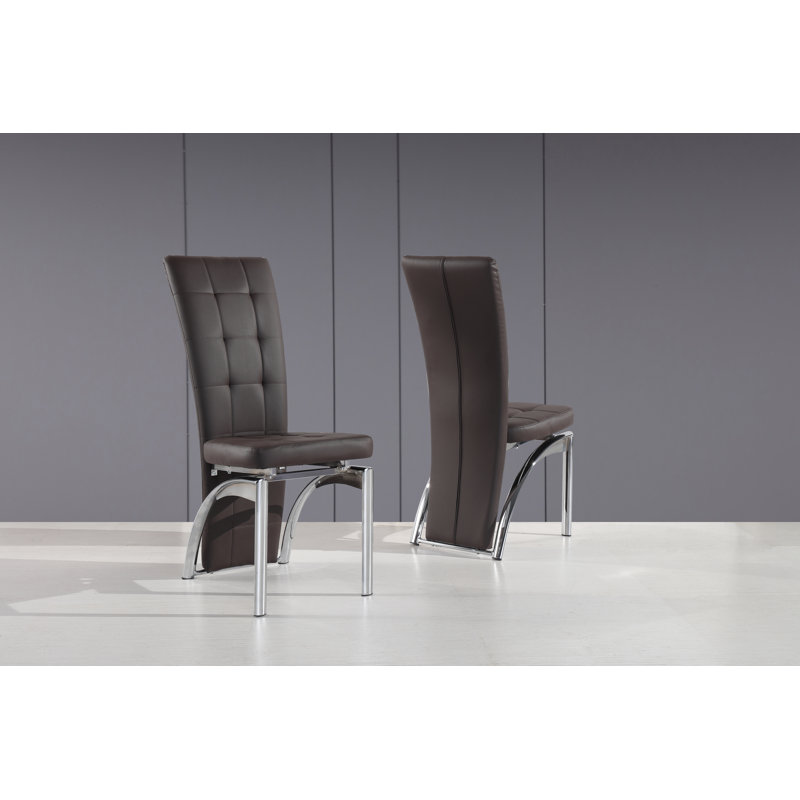 Brittie Upholstered Dining Chair, Brown