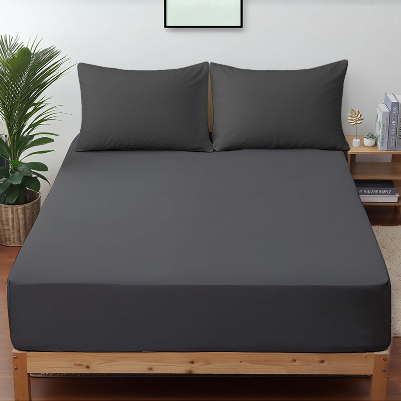 Premium Fitted Sheet – Extra Deep 40cm Pocket, Soft & Breathable Hotel Quality Bedding with Strong Elastic Fit