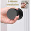 Poignée de porte Buena Mega Handles pour portes françaises, garde-manger et garde-robe - réversible avec rosette ronde pour toutes les tailles de porte-99696587
