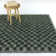 Wingate Green/Grey Checkered Shag Area Rug