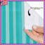 Rideau de douche à rayures - Motif de décor de salle de bain moderne-1091140621-1091629357