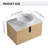 30" Wall Mounted Single Bathroom Vanity with Ceramic Sink-877334085