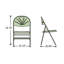 Chaise pliante NPS 1100 Series Deluxe-1613509253