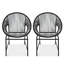 Ensemble de 2 chaises de patio pour l'extérieur-1328673340
