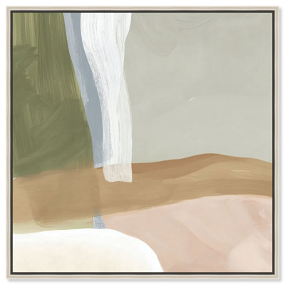 «Mineral Melodic III», reproduction d'art sur toile encadrée par Art Remedy, cadre argenté, 12 x 12