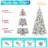 7FT Flocked Christmas Tree-615688931-615688935-615688929