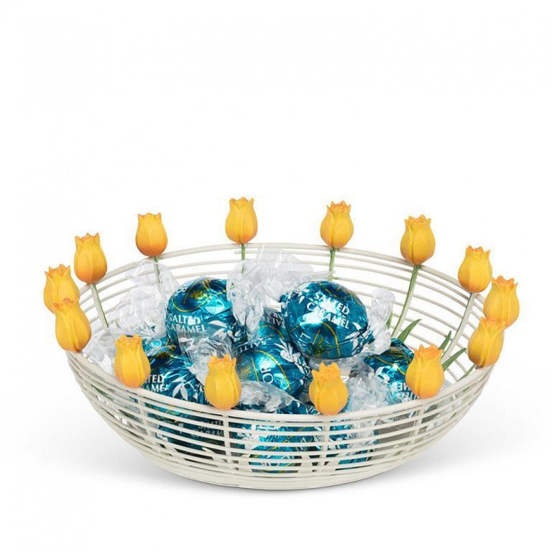 Bol décoratif en tulipe