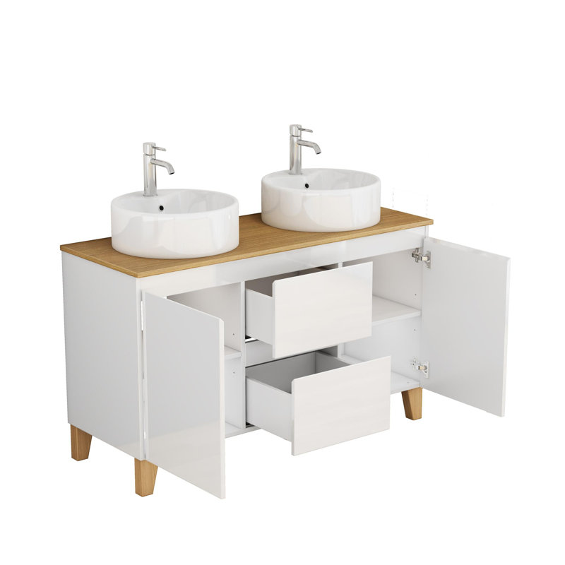 47" Freestanding Bathroom Vanity with Sink